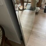 Rounded beveled mirror