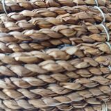 Braided vase in sea rush