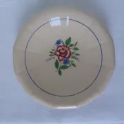 Vintage Digoin Sarreguemines plate with a round rim 200236