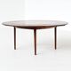 Dyrlund Lotus Flip Flap dining table in rosewood Denmark 1960