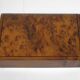 Cigarette box in thuya burl