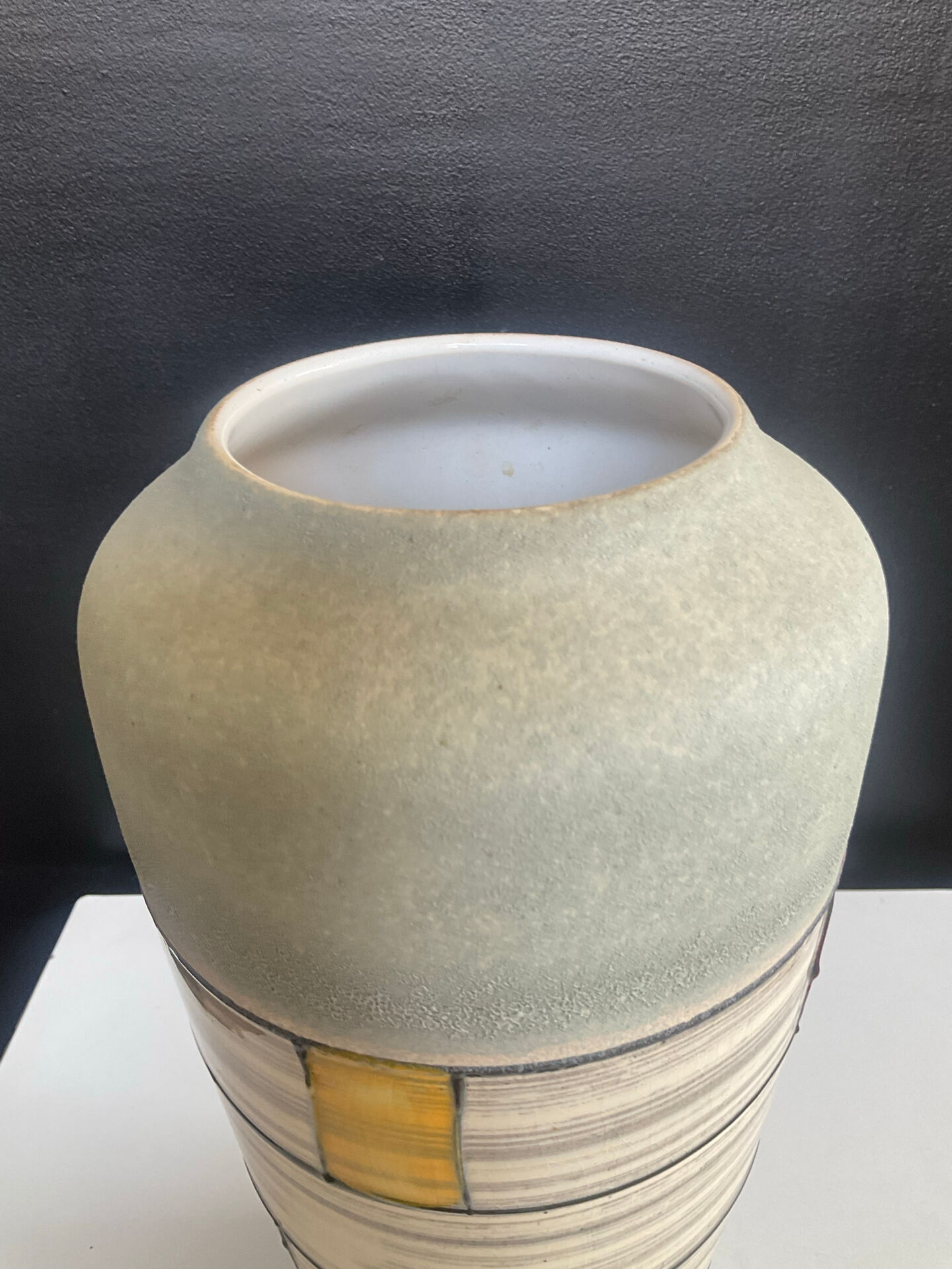 Ceramic vase from West Germany from the 60s-70s.