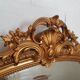 Former mirror gilded with pediment - 153 x 101 - Style Napoleon III
