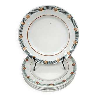 Set of 6 dessert plates St Amand Céranor Model Parame