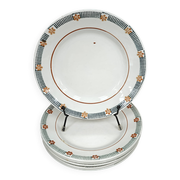 Set of 6 dessert plates St Amand Céranor Model Parame
