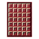 Dante rug, hand-tufted wool, carmine red, 170 x 240 cm - Rugier