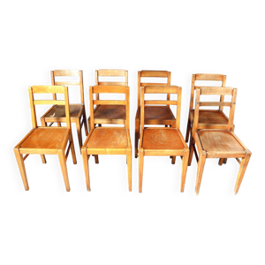 8 chaises de bistrot - luterma