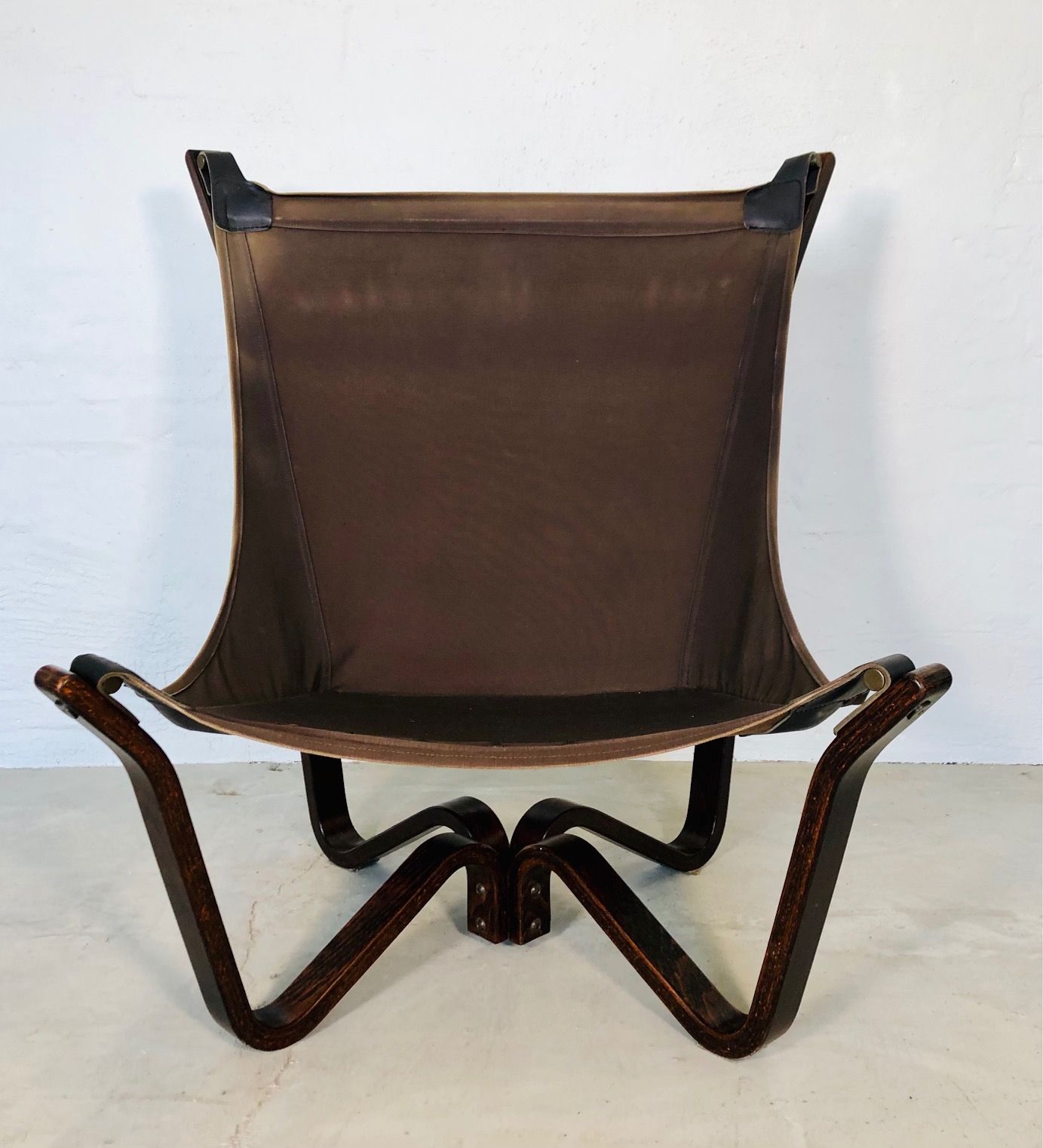 VINTAGE DANISH MID-CENTURY "VIKING" CHAIR BY JIM MYRSTAD 1973