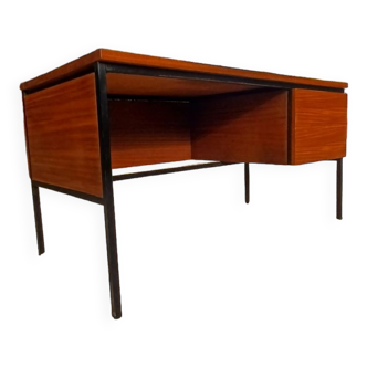 Old vintage desk Pierre Guariche 1970
