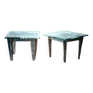 2 tables d'appoint en