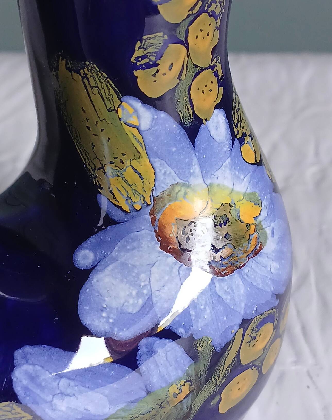 Double soliflore vase from Vallauris. Around 1960.