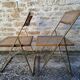 Chaises pliante cannage Italienne