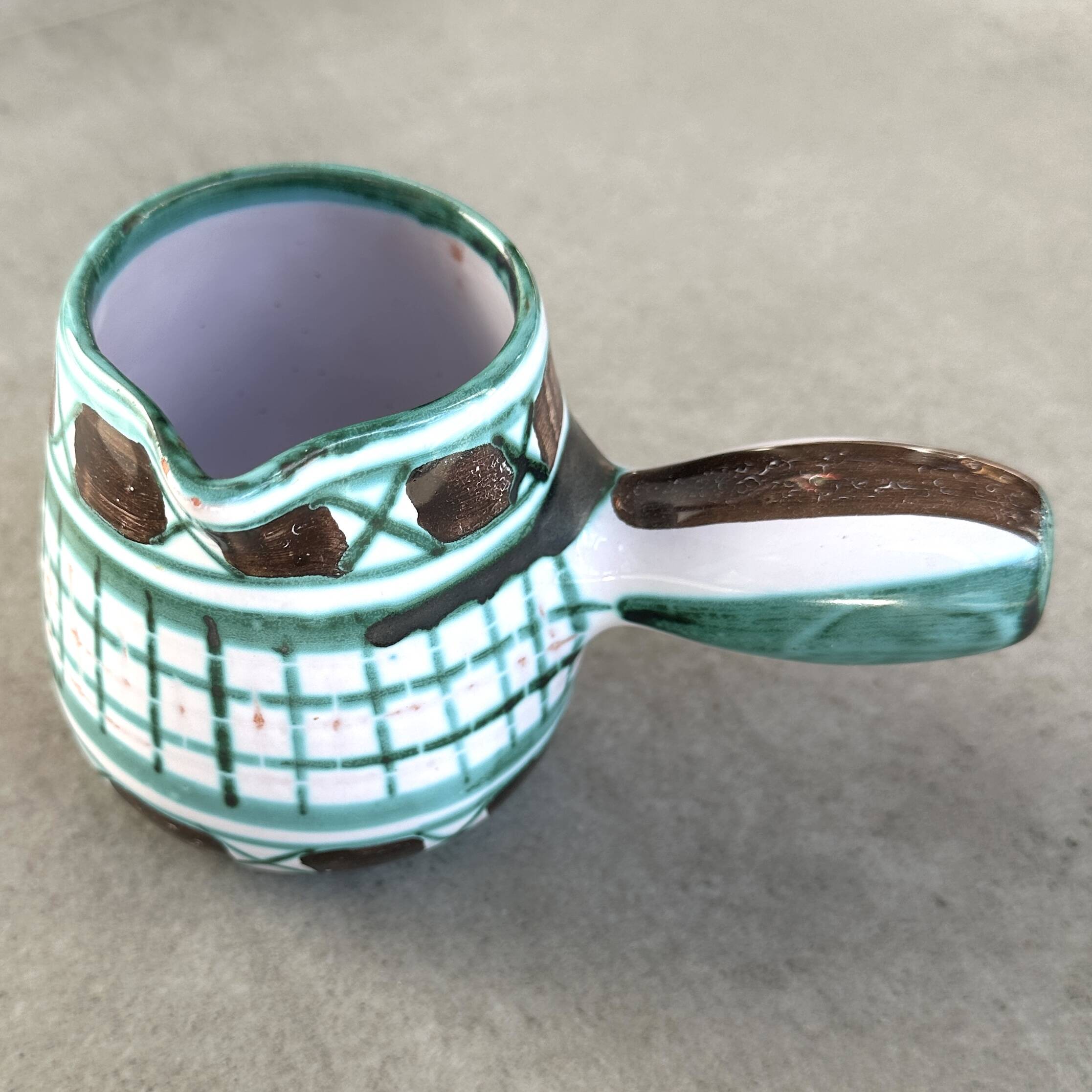 Robert Picault ceramic milk jug - Vallauris - 1970s