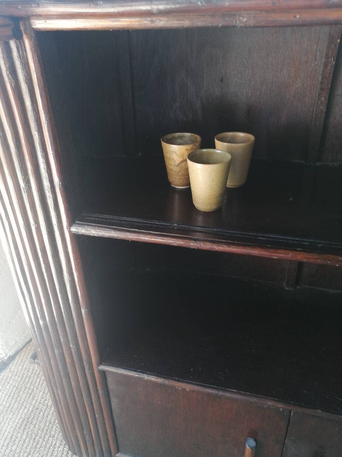 Bamboo and rattan tiki bar, 1940