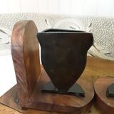 Greenhouses books bronze and wood african art