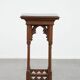 Elegant antique oak side table in Gothic style from the mid-19th century