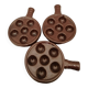 Set of ceramic snail dishes