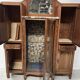 Art Deco buffet in solid walnut, 20th century.