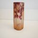 Legras quadrilobed vase from the "ruby" series in glass (1900 - 1910)