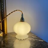 Opaline tulip lamp