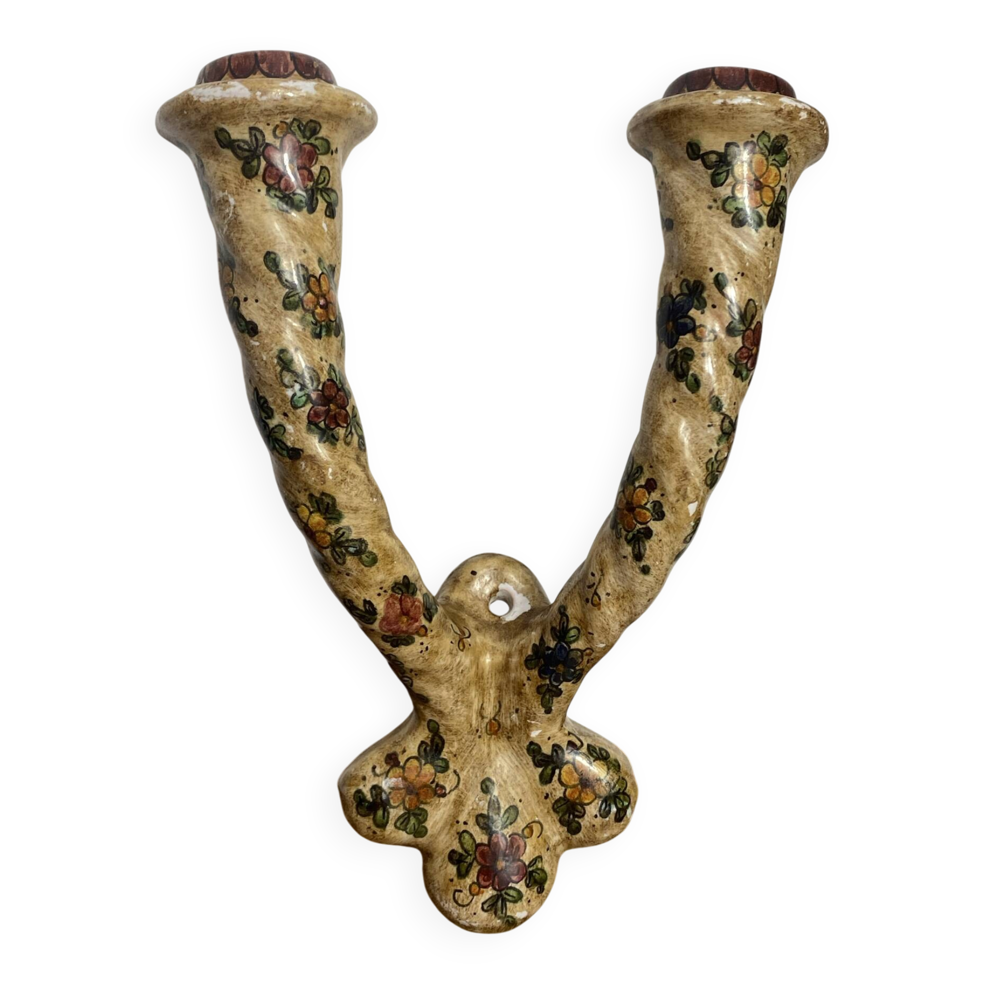Italian ceramic wall lamp