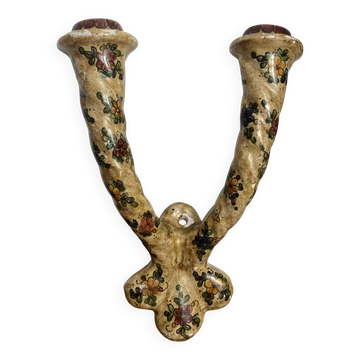 Italian ceramic wall lamp