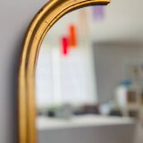 Large gilded old mirror 77x130cm