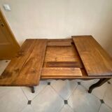 Old table with extension