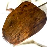 Olivewood tripod stool