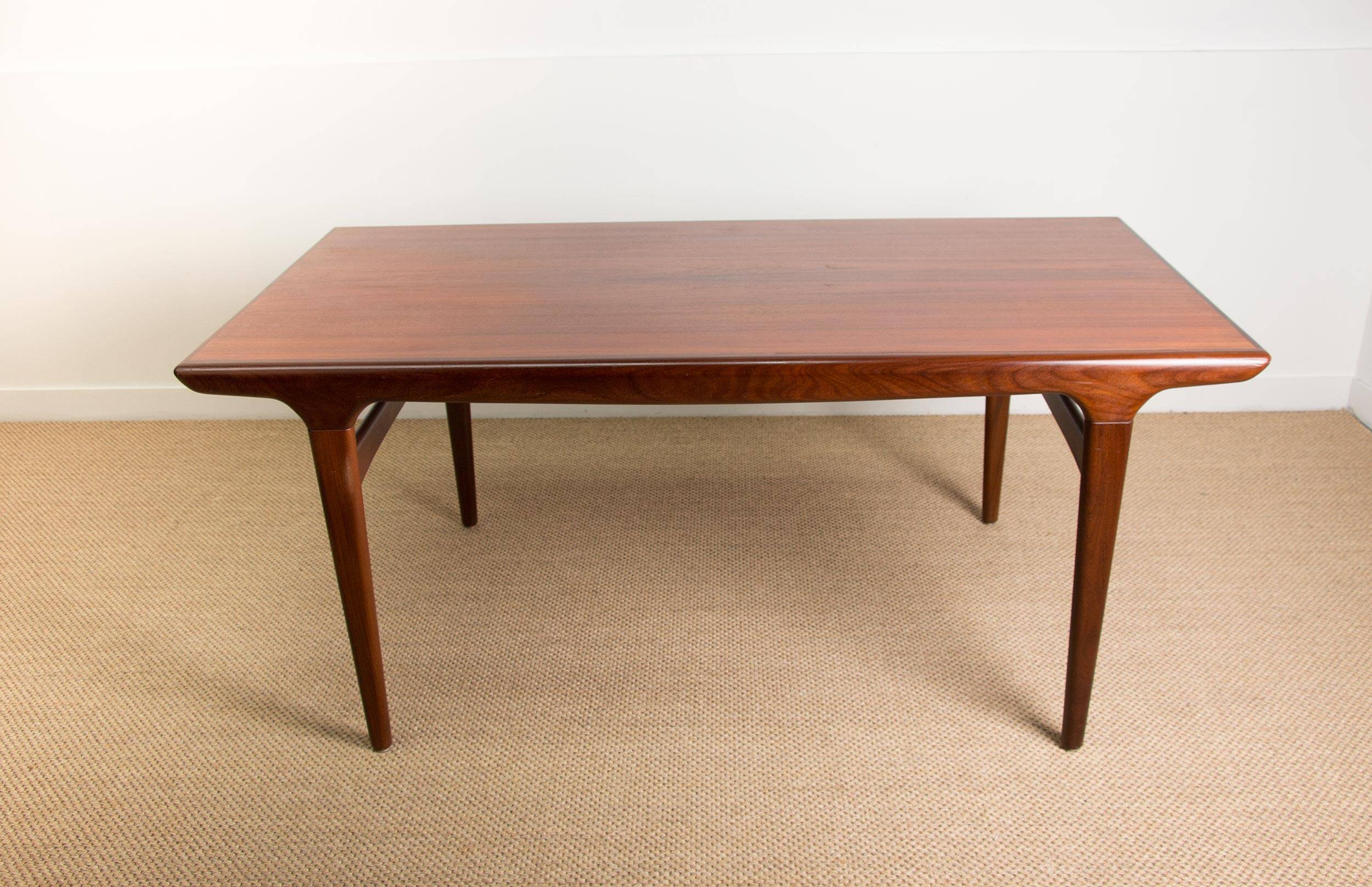 Danish dining table, extendable, in teak 1960 by Johannes Andersen 1960