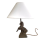 Metal lamp, fabric cable 2M, cotton shade