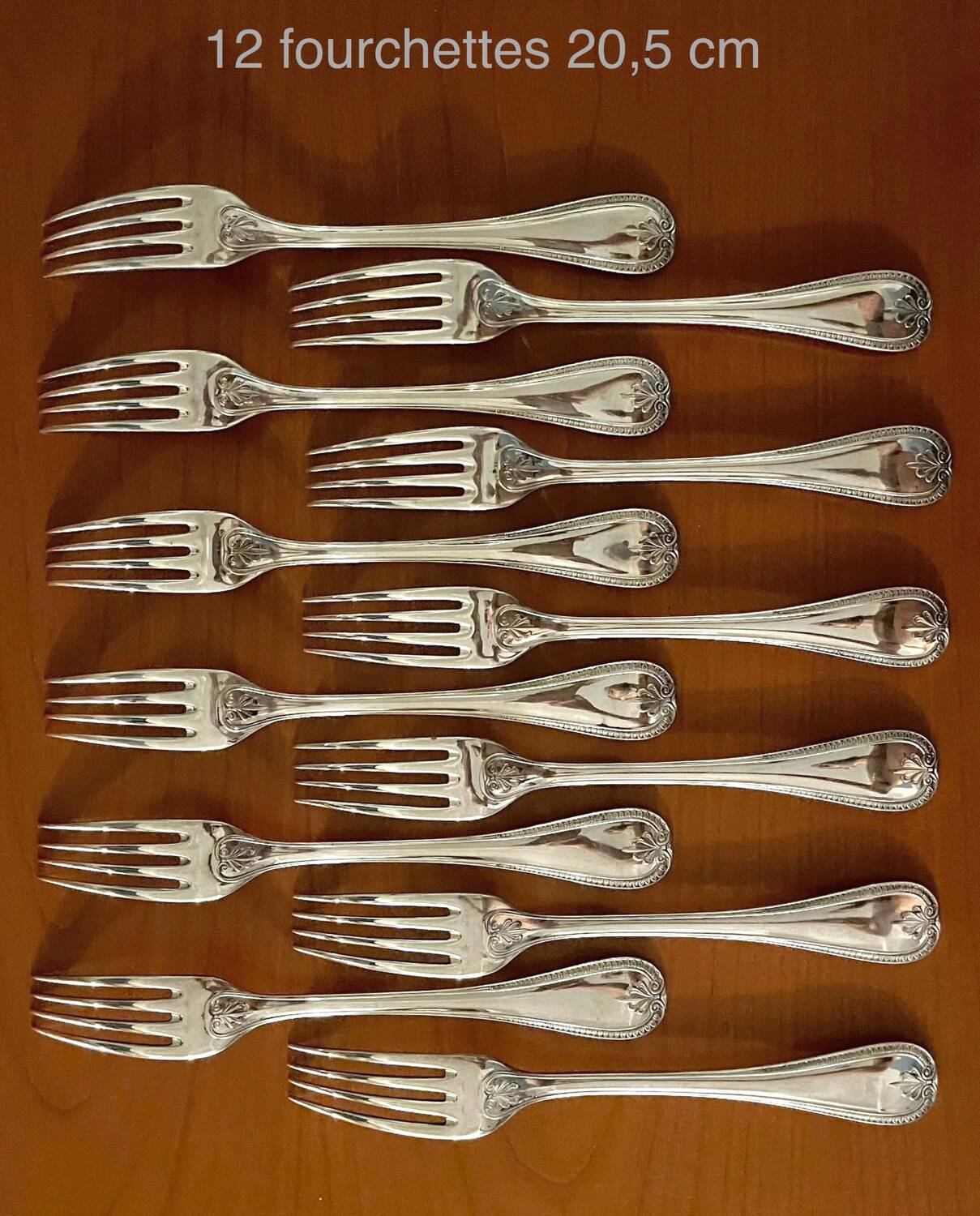 Christofle Malmaison 49-piece cutlery set for 12 people, excellent condition