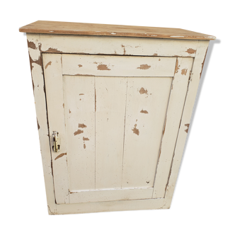 Buffet patine blanche