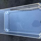 1970 transparent lucite lounge table