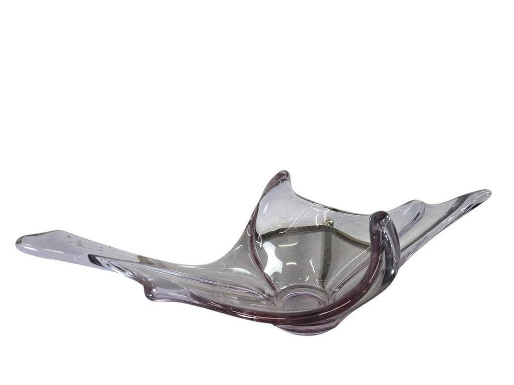 Vintage purple Murano glass bowl/cup