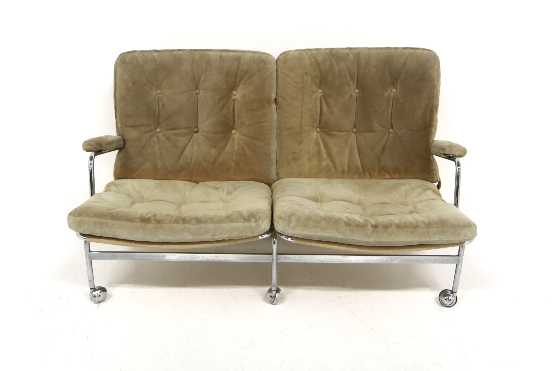 Two-seater sofa "Karin 73" Bruno Mathsson, DUX, Sweden, 1970