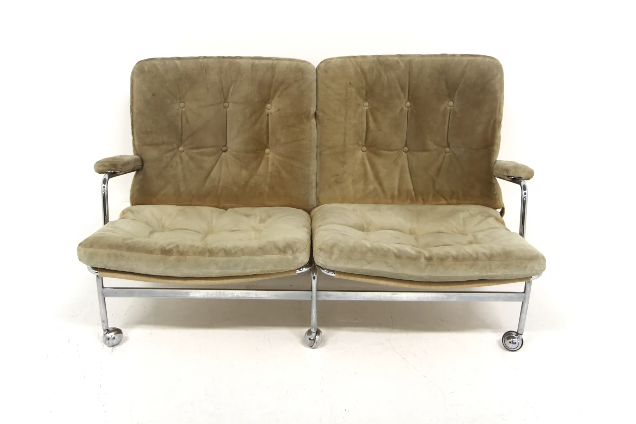 Canapé 2 places "Karin 73" Bruno Mathsson, DUX , Suède, 1970
