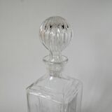 crystal whiskey decanter 1960 28 X 9.5 cm