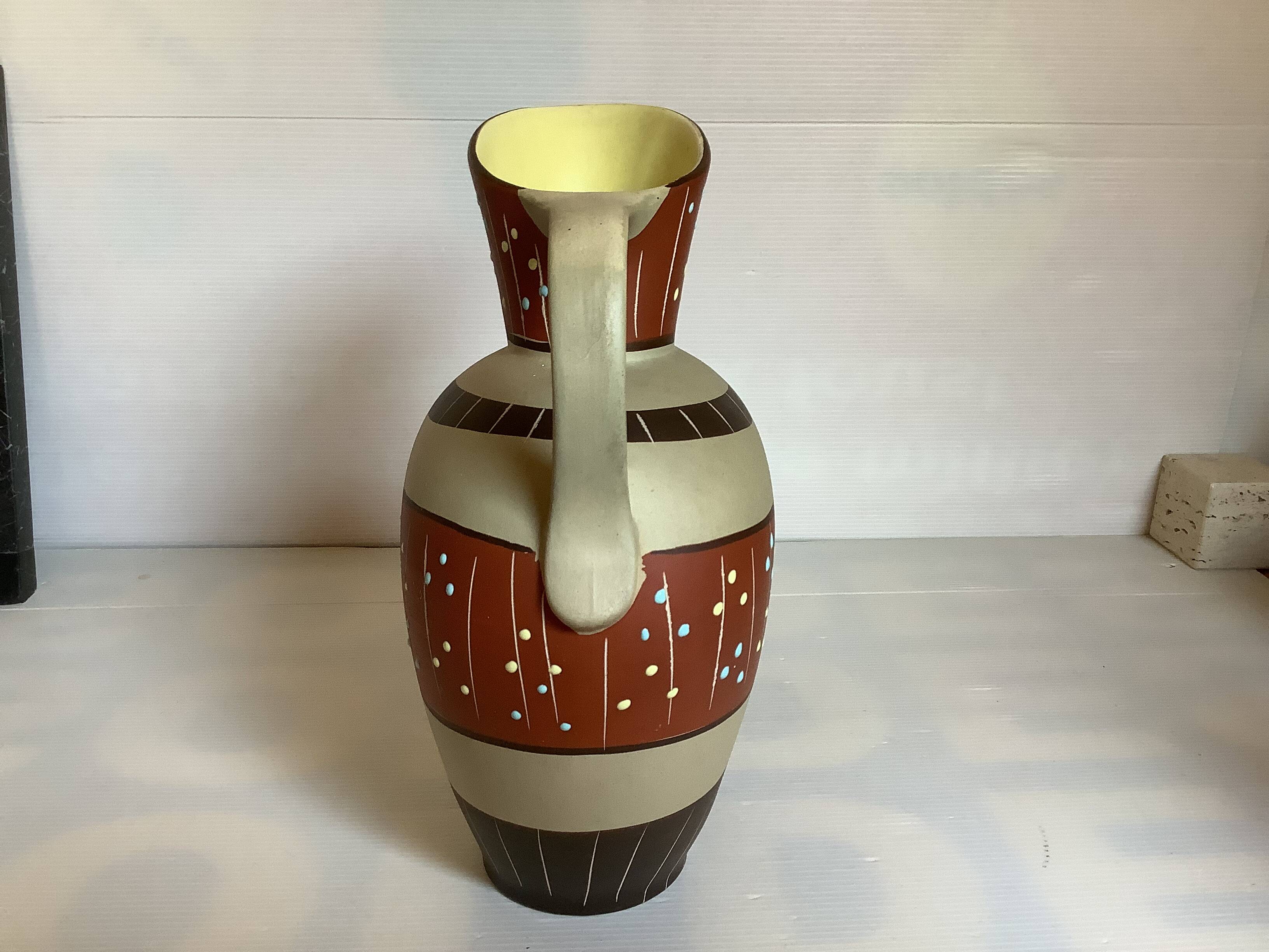 Large pitcher vase Marzi and Remy Höhr Germany