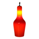 Italian red opaline pendant light - 1960s