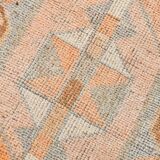 3x11 Orange Persian Runner, Rug For Hallway, Antique Runner Rug, 95x338Cm