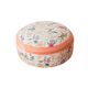 Jewelry box/ Pink and Flowered Porcelain candy box