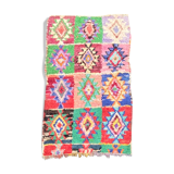 Tapis Berbere Boucherouite 90x200 Cm
