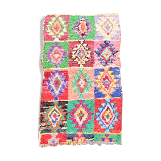 Tapis Berbere Boucherouite 90x200 Cm
