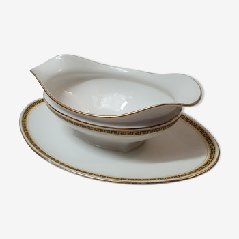 Saucière Raynaud porcelain of Limoges