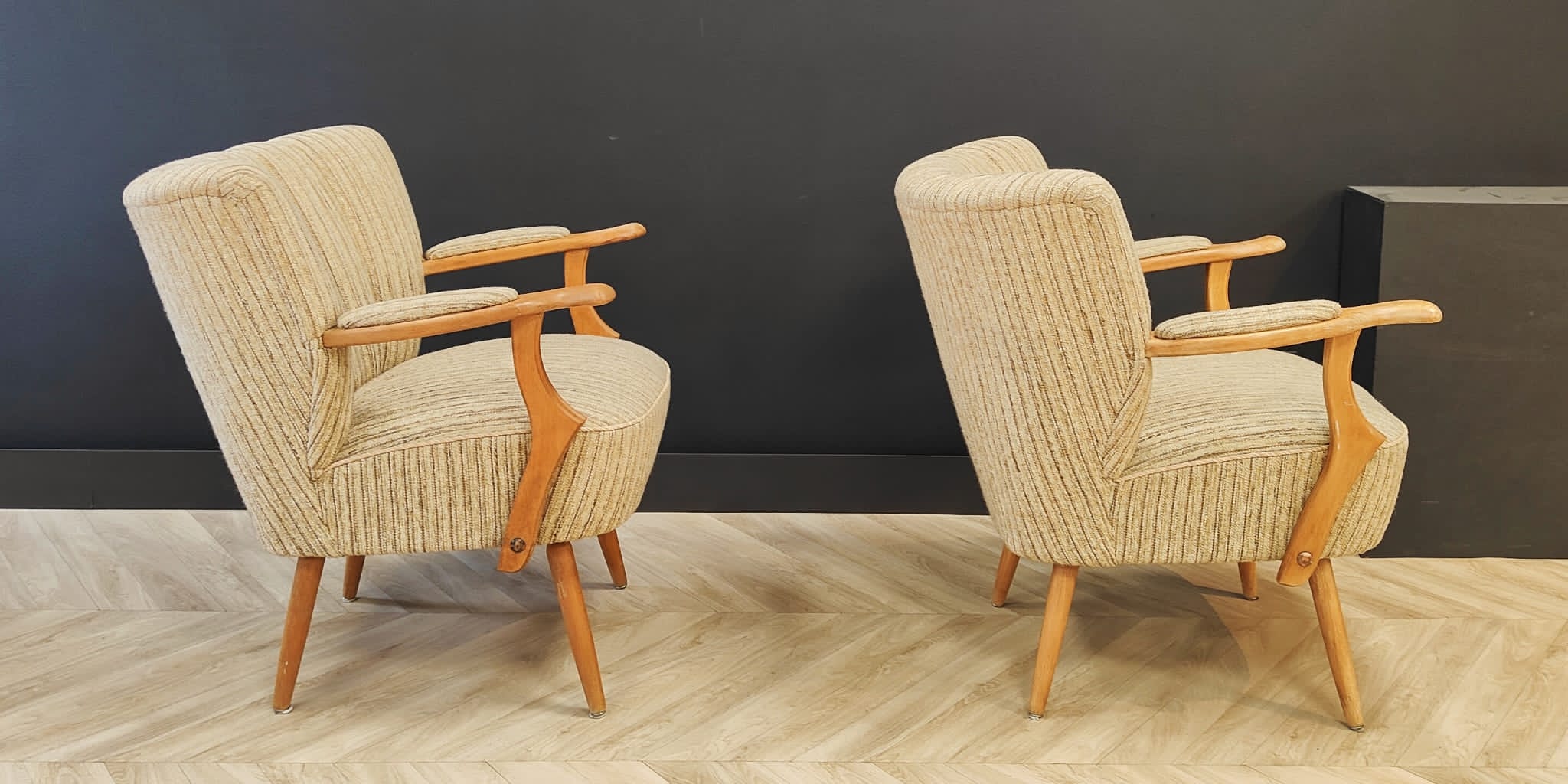 Two mid century armchairs 1960