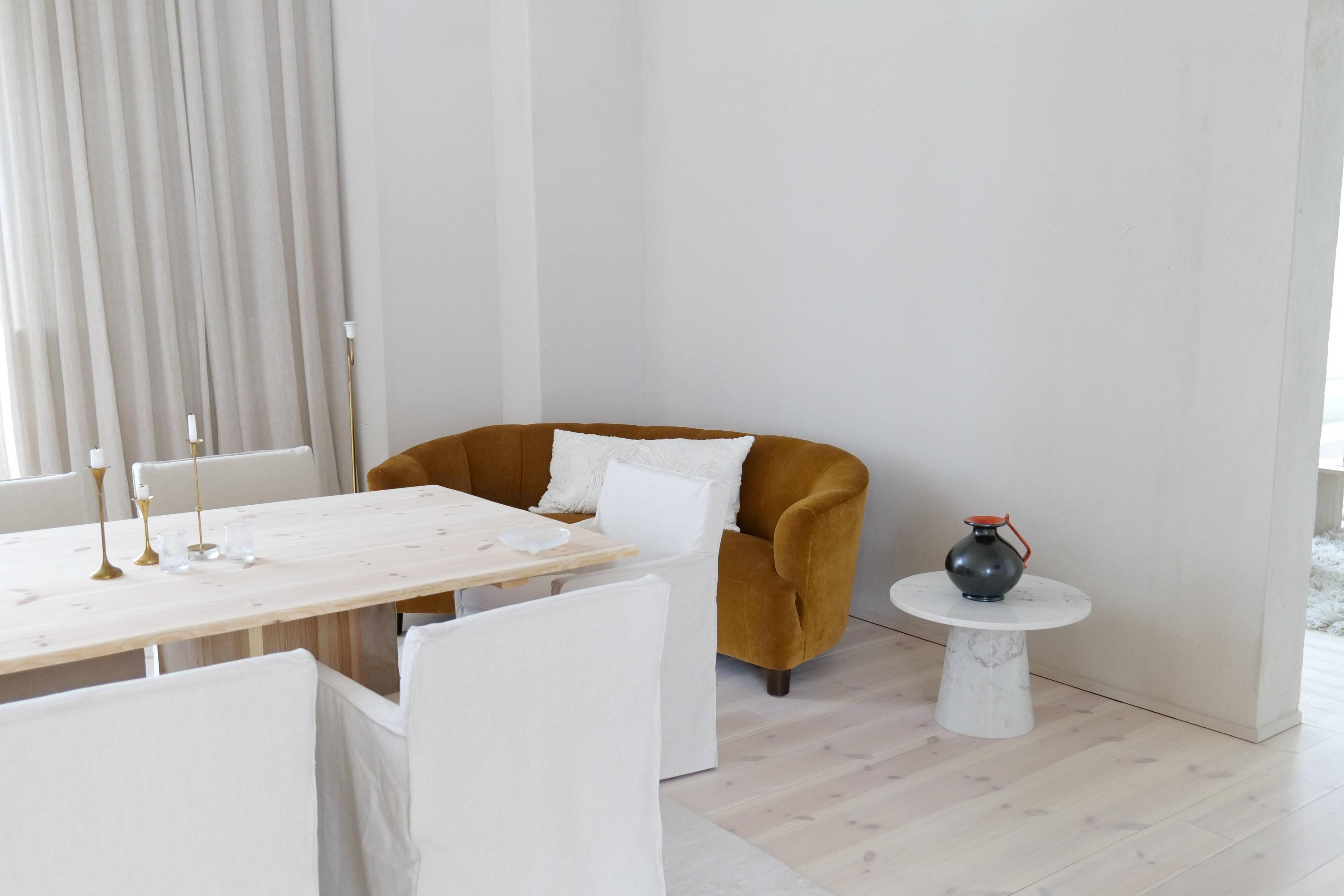 Art Deco ceramic globe vase by Upsala Ekeby, Sweden, 1930s