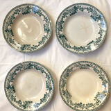 Assiettes terre de fer  Saint Amand et Homag