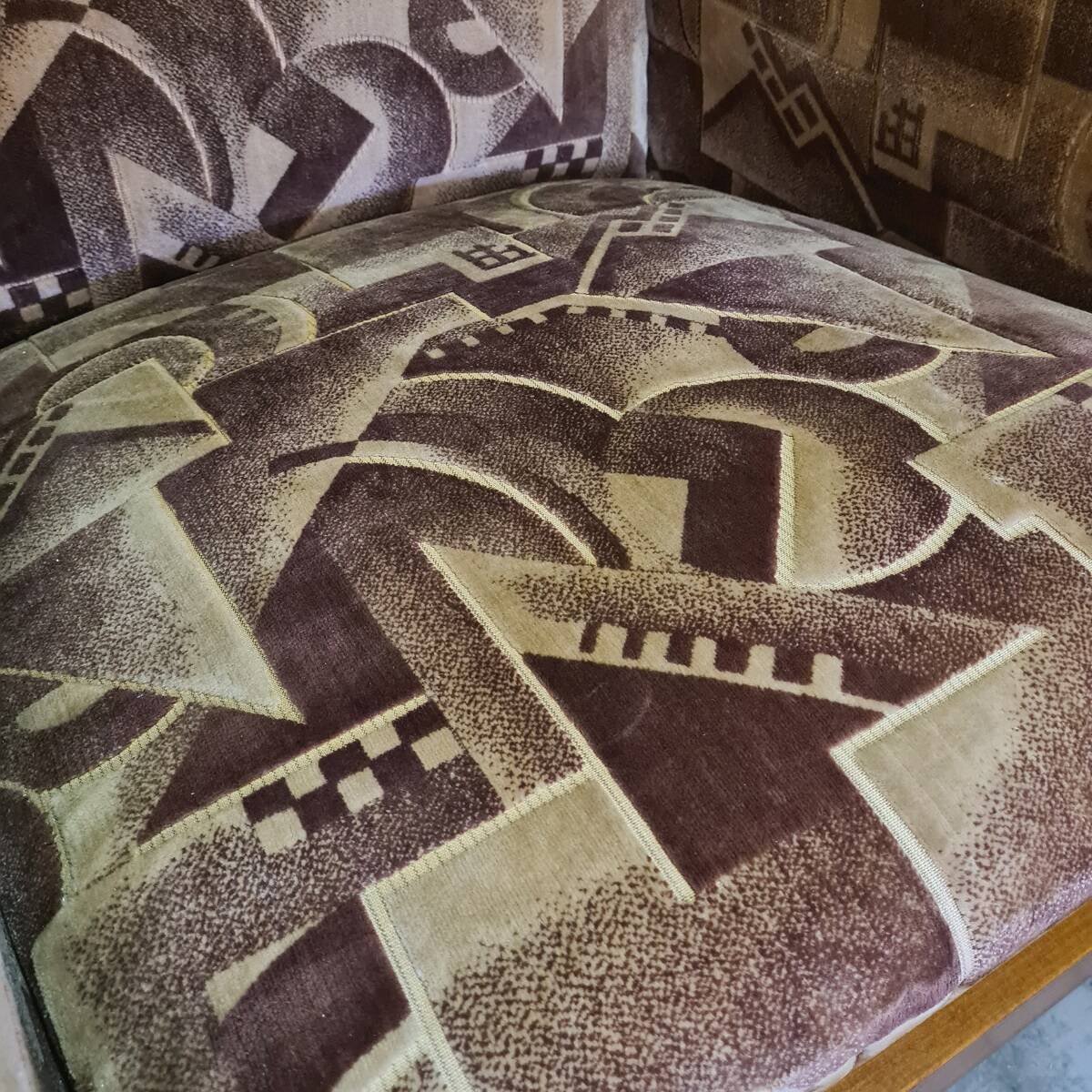 French Art Deco Lounge Armchair Circa 1920.