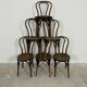 Set of 6 Bentwood Bistro Chairs N 18